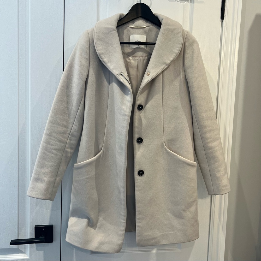 Wilfred Cream Outerwear Coat